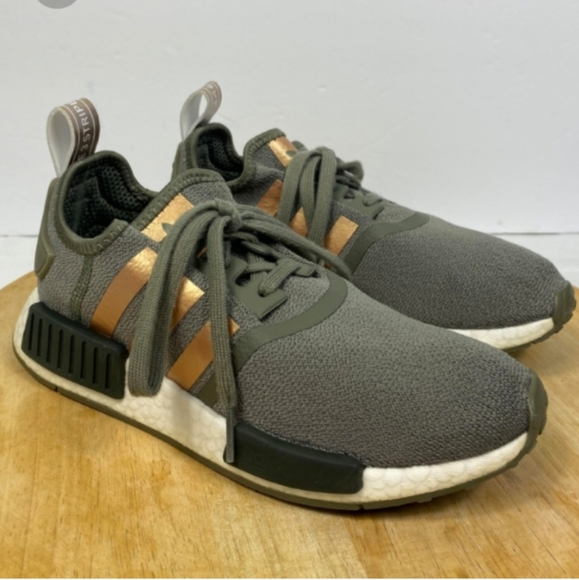 adidas Shoes - Adidas Originals NMD_R1 Boost Shoes Sneakers Womens 7.5 Green Casual Activewear